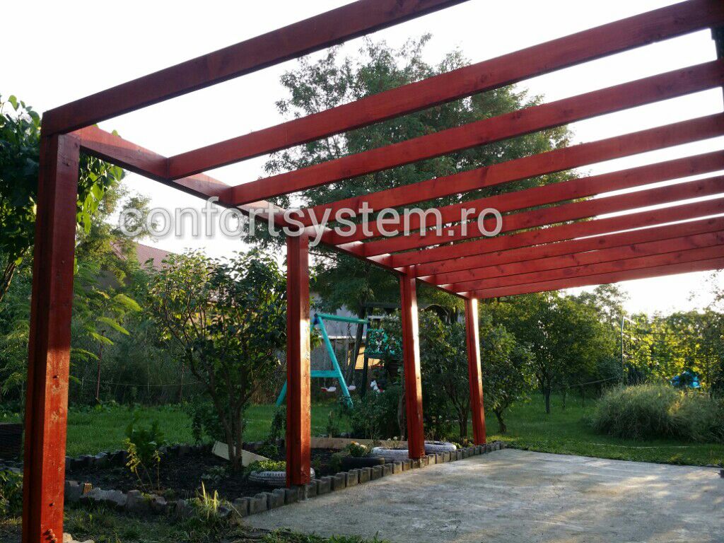 pergole din lemn stratificat