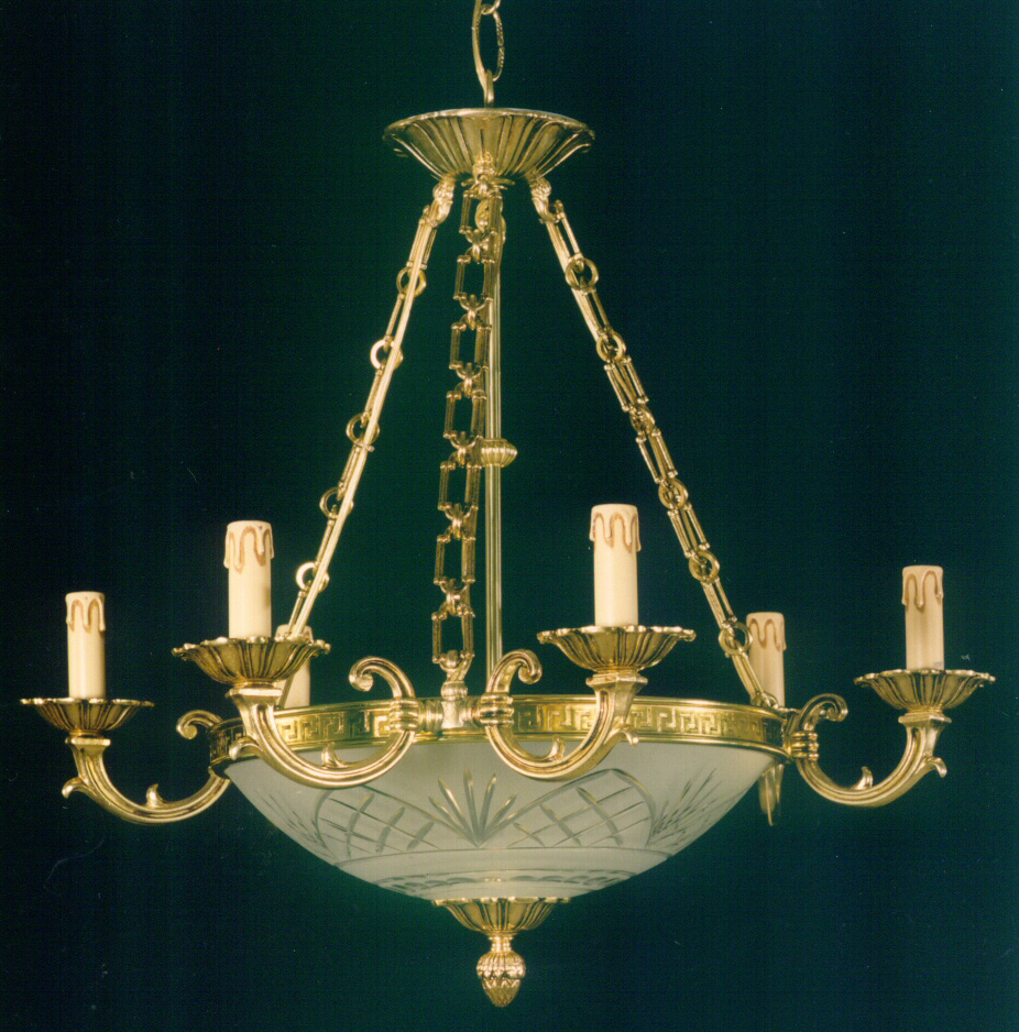 Candelabre suflate cu aur