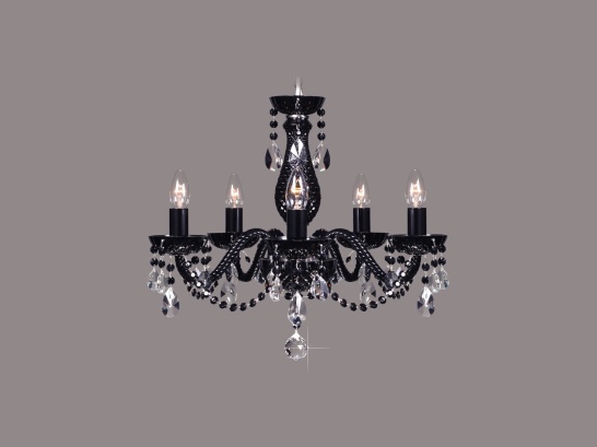 Candelabru cu cristale