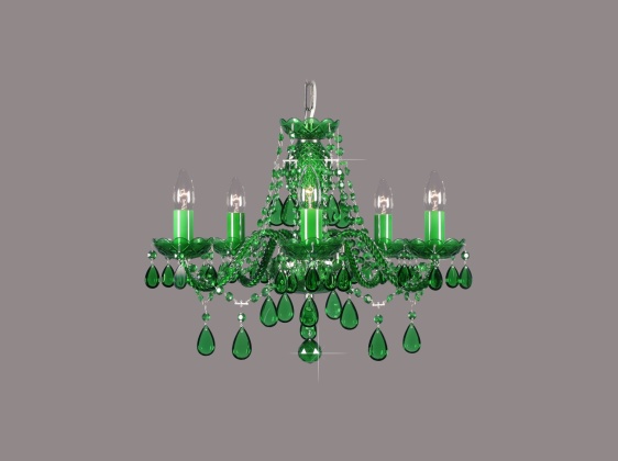Candelabru cu cristale
