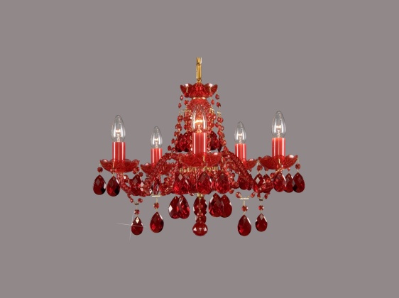 Candelabru cu cristale