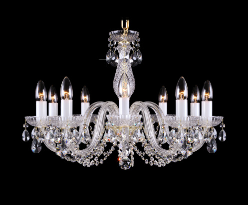 Candelabru cu cristale