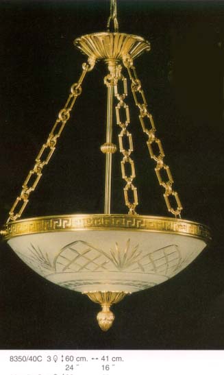 Lustre suflate cu aur