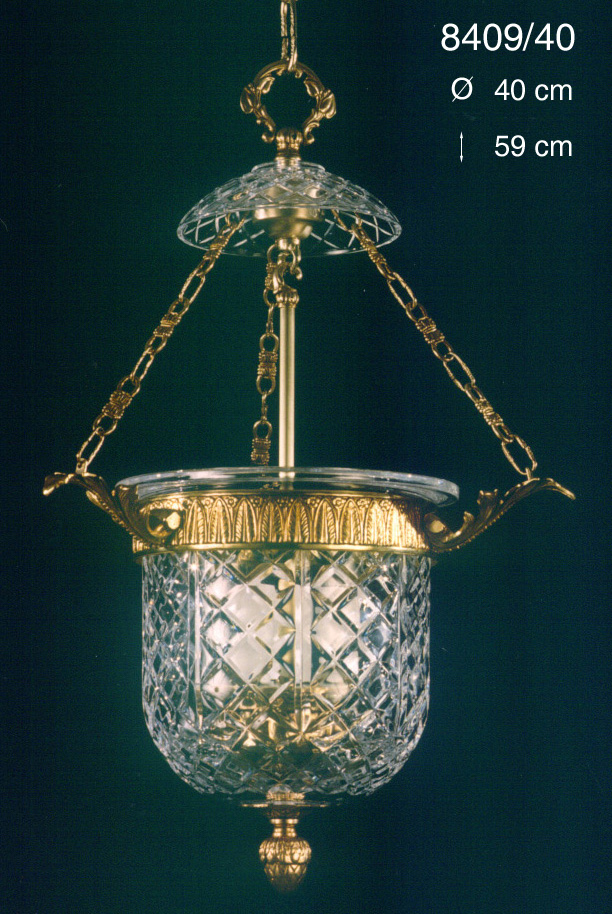 Lustre suflate cu aur