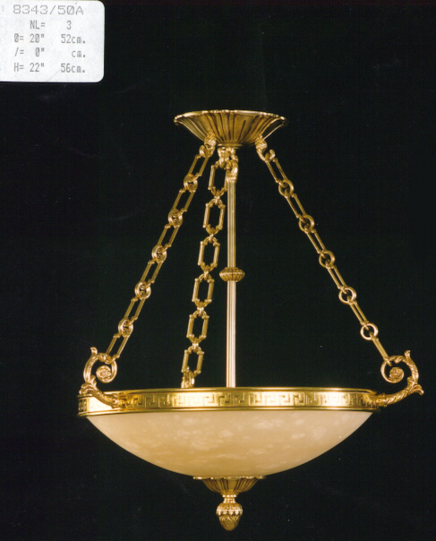 Lustre suflate cu aur