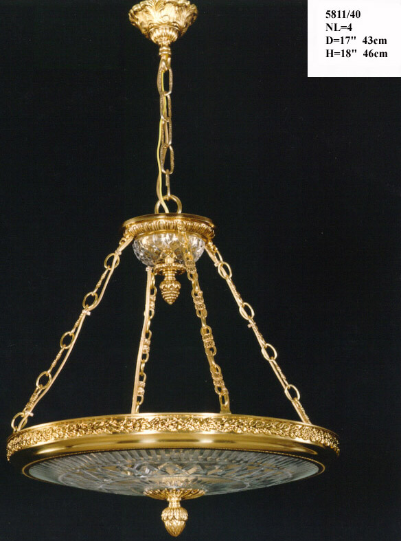 Lustre suflate cu aur