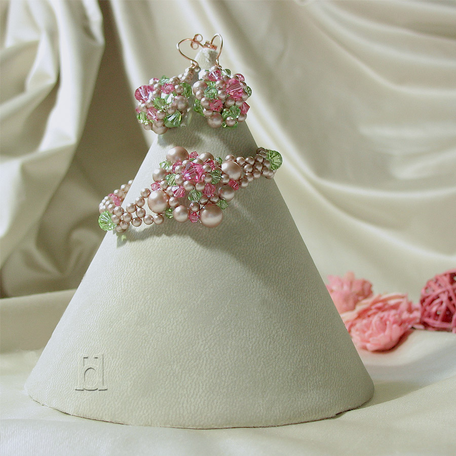 Set bijuterii cu cristale swarovski