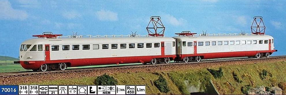 Miniatura tren automotor
