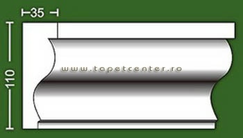 Bagheta polistiren exterior