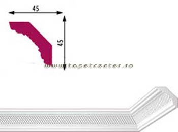 Bagheta polistiren interior