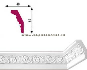 Bagheta polistiren interior