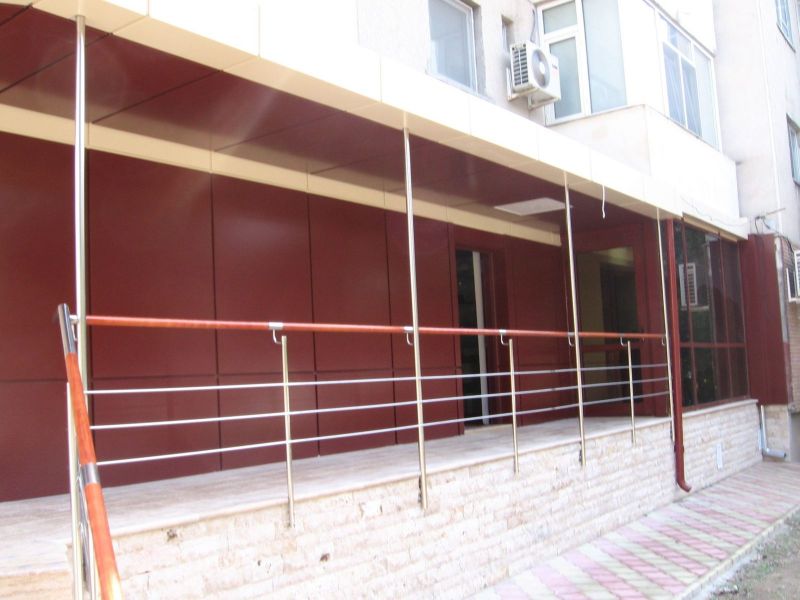 Balustrade inox cu lemn