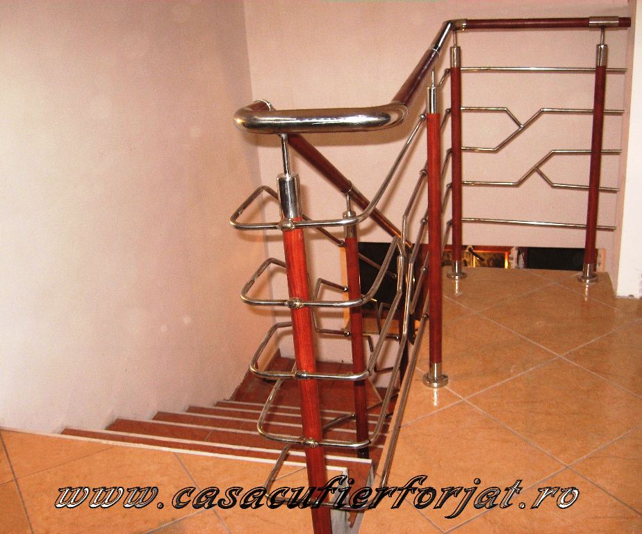 Balustrade interior din inox