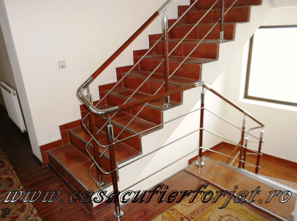 Balustrade interior din inox