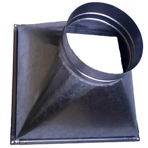 Adaptor rectangular circular