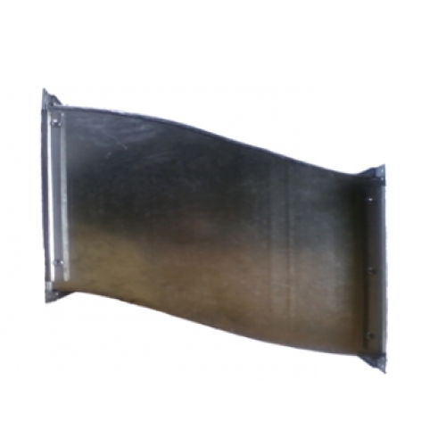Deviere rectangulara din tabla
