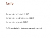 Camera dubla cu pat matrimonial