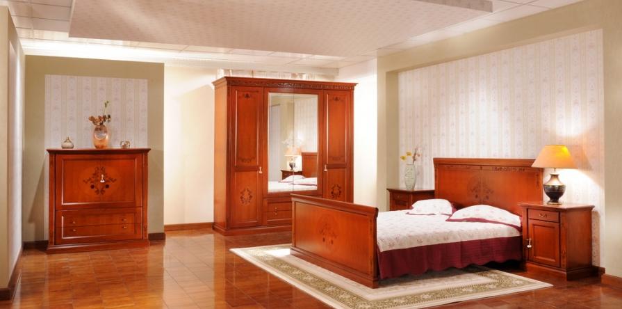 Mobila lemn masiv dormitor Katerina
