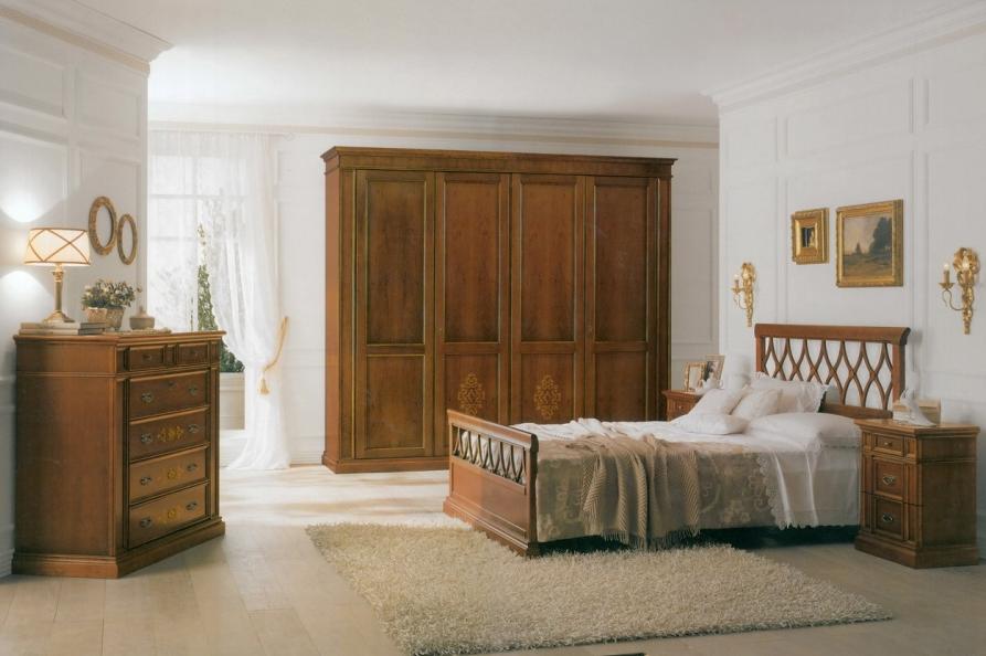 Mobila lemn masiv dormitor Pissa