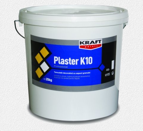 Tencuiala decorativa cu aspect granulat