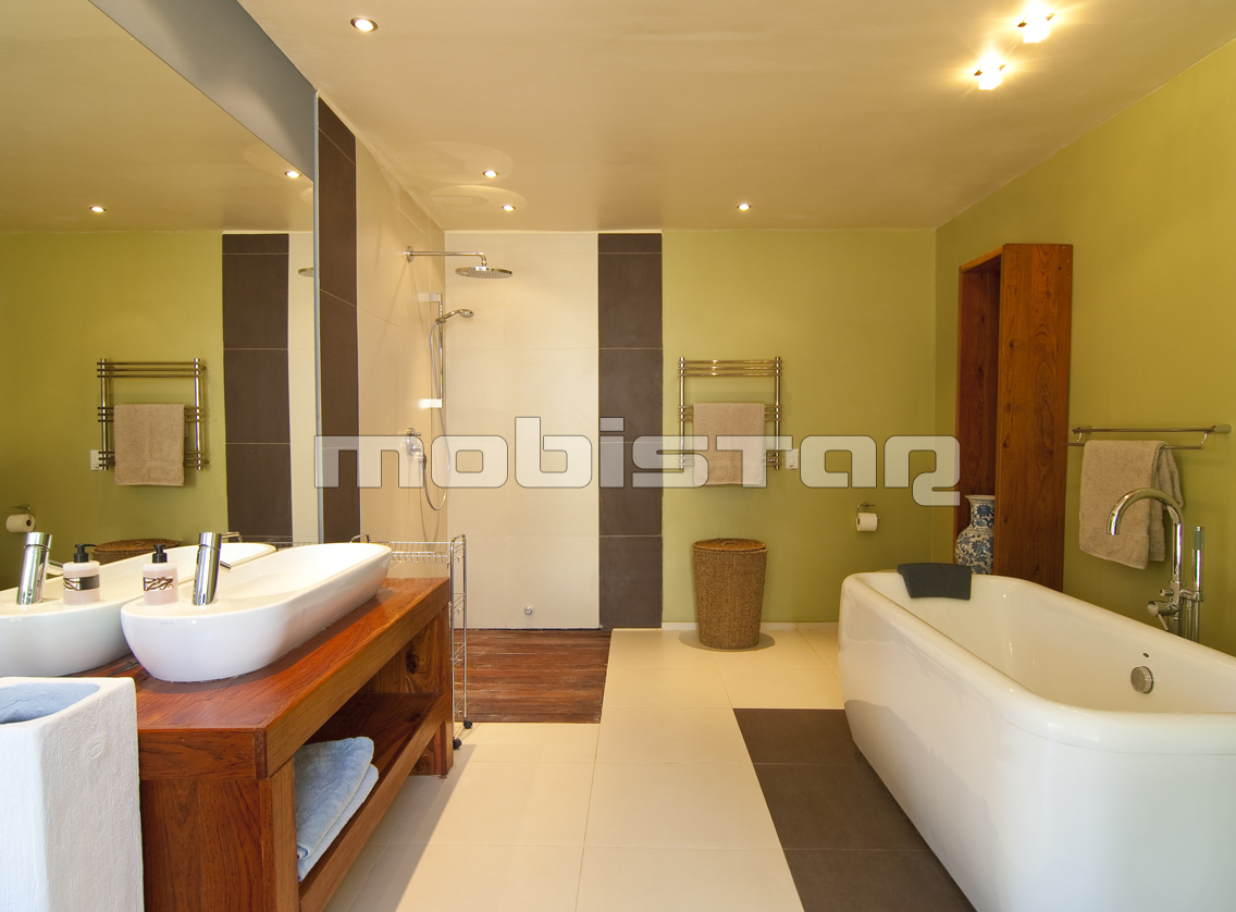 Mobilier lemn masiv baie