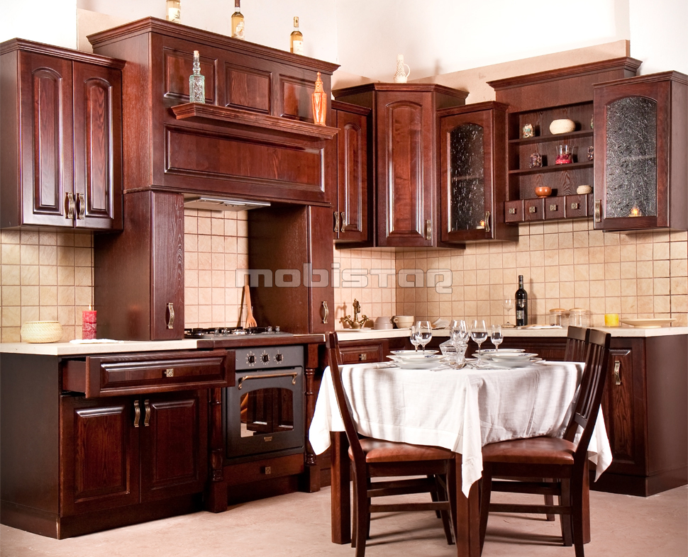 Mobilier lemn masiv bucatarie