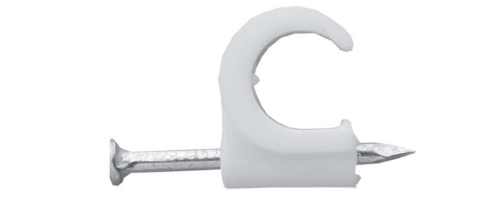 CLEMA PLASTIC PT.FIXAT CABLURI CU CUI