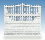 Modele garduri placi beton