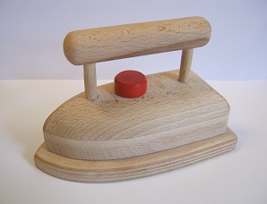 Jucarie lemn fier de calcat