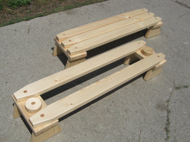 Set bancute din lemn multifunctionale