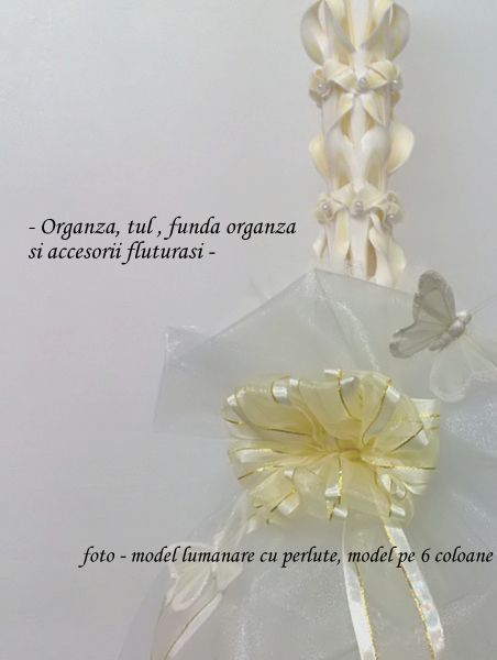 Aranjamente lumanari botez