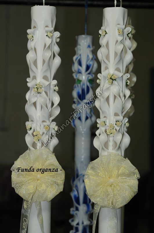 Funda asortata pentru lumanari de 120 si 140cm