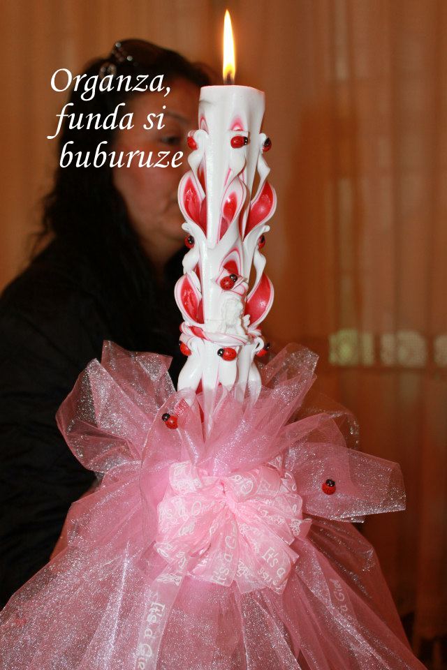 Aranjamente lumanari botez