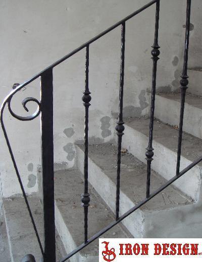 Balustrade interior fier forjat