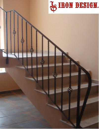Balustrade interior fier forjat