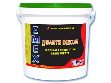 Tencuiala Decorativa Structurata EMEX QUARTZ DEKOR