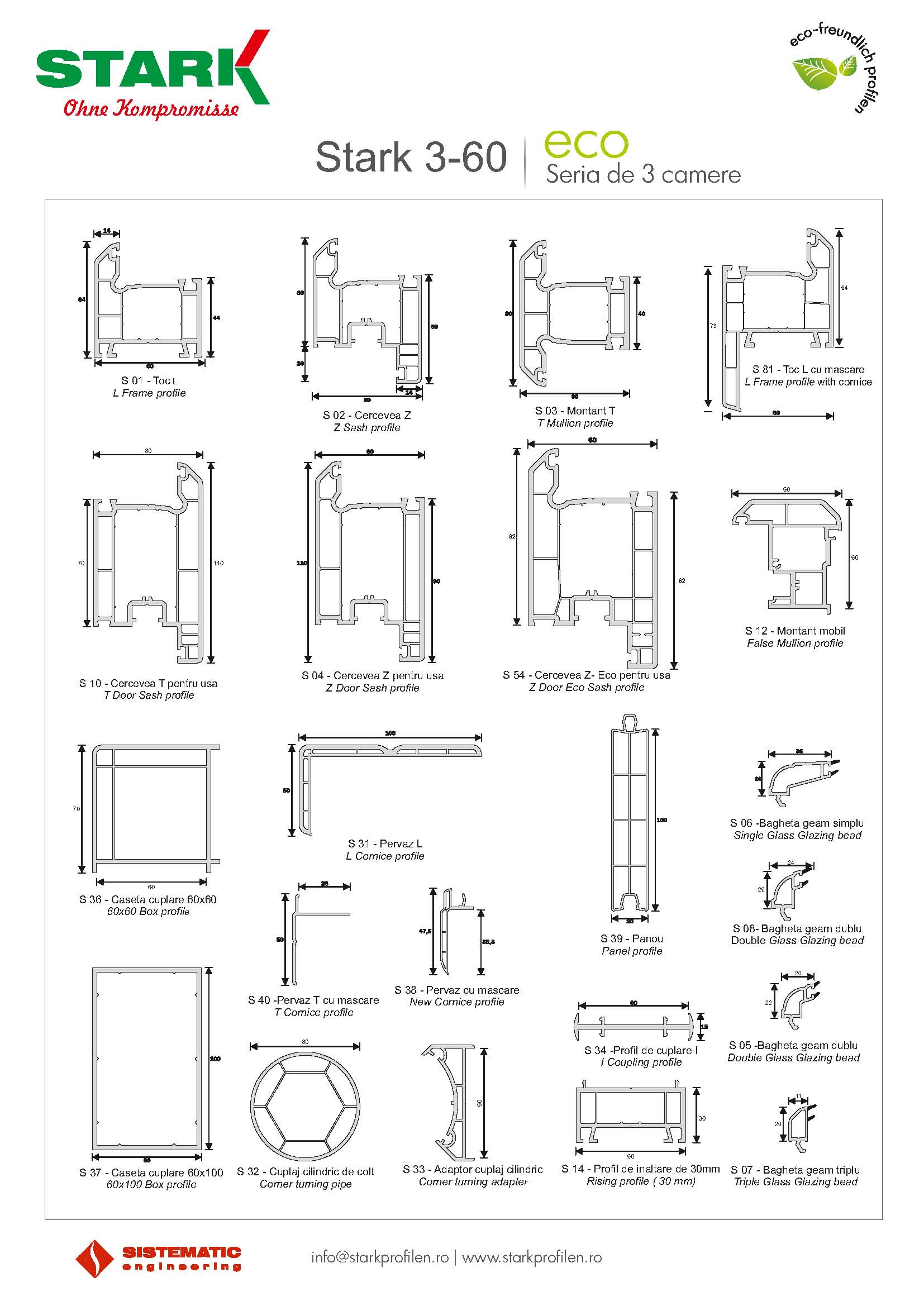 Stark Eco profil termopan 3 camere