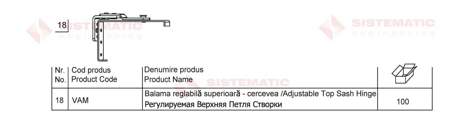 Balama reglabila superioara