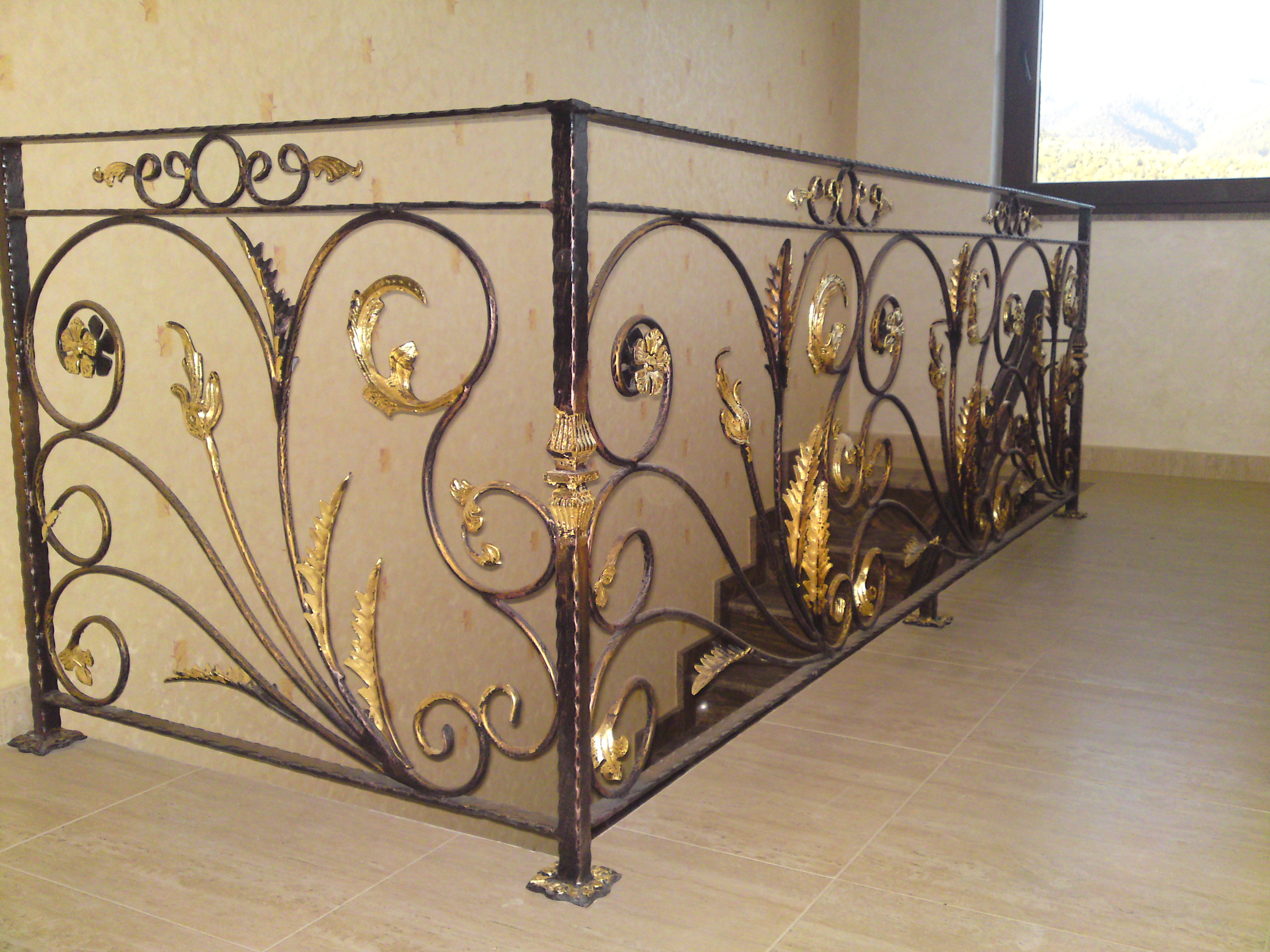 Balustrade interior fier forjat