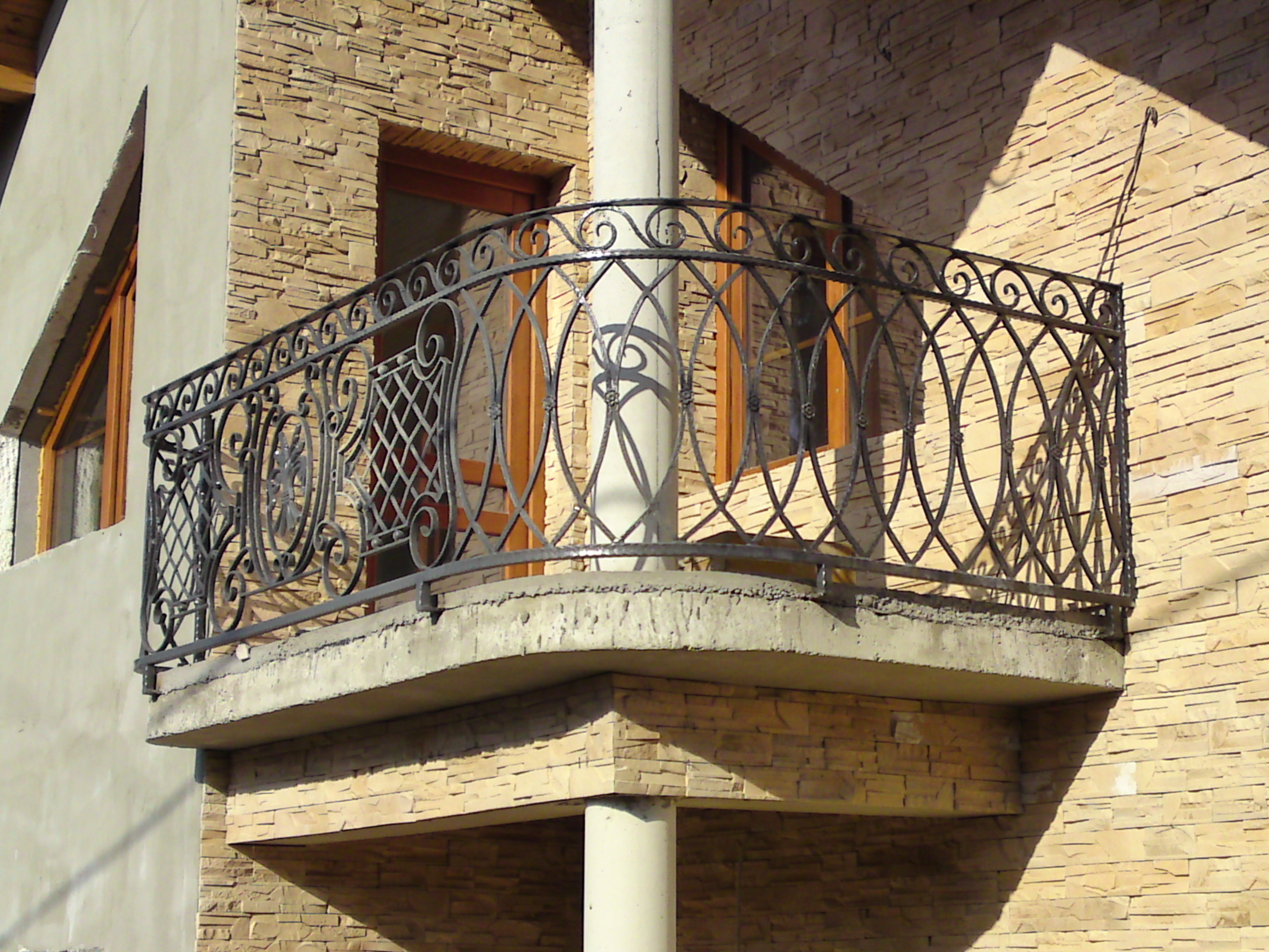 Balcon fier forjat