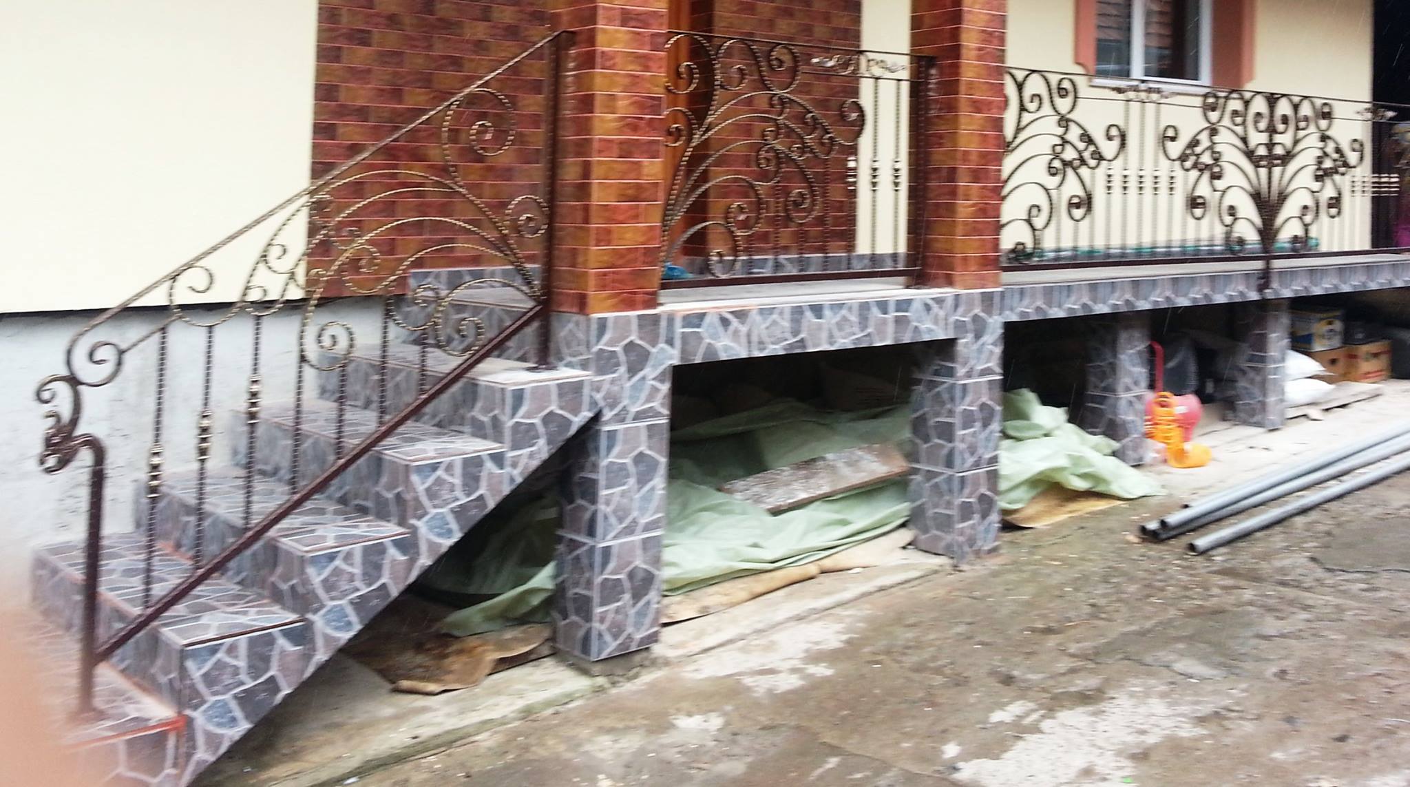 Balustrade exterioare fier forjat