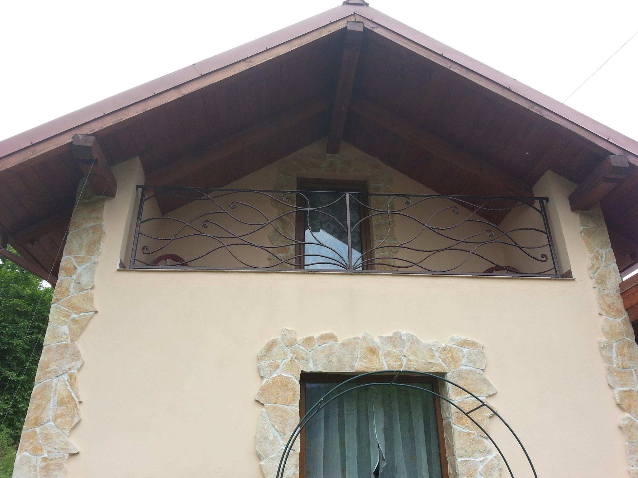 Balcon fier forjat