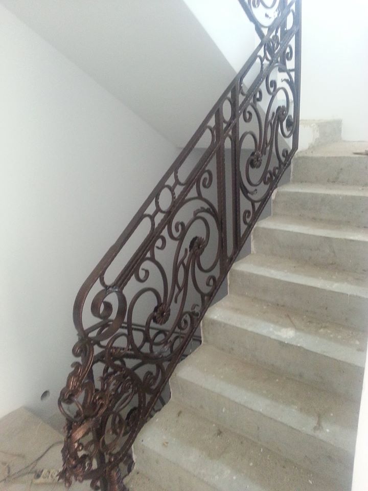 Balustrade interior fier forjat