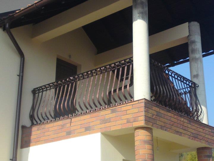 Balcon fier forjat