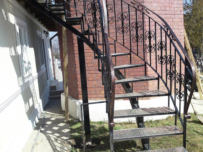 Balustrade exterioare fier forjat