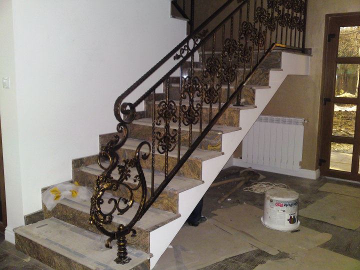 Balustrade interior fier forjat