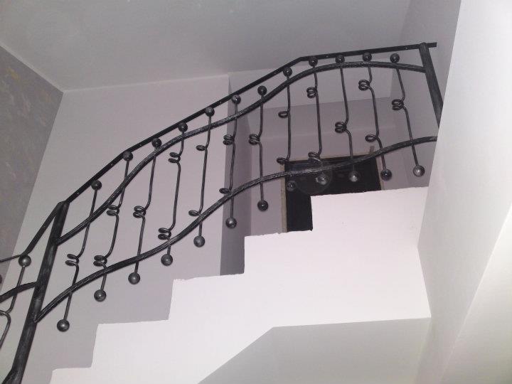 Balustrade interior fier forjat