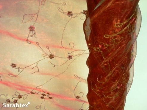 Material textil organza