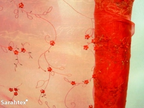 Material textil organza