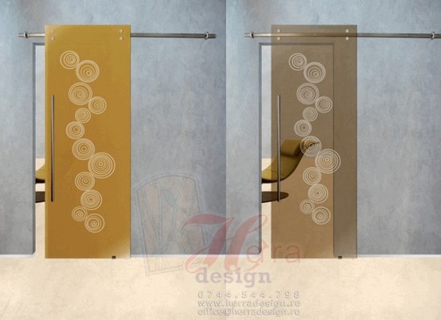 Usi din sticla glisante